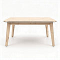Table à manger en bois de pin 150 x 90 x 75 cm finition naturelle